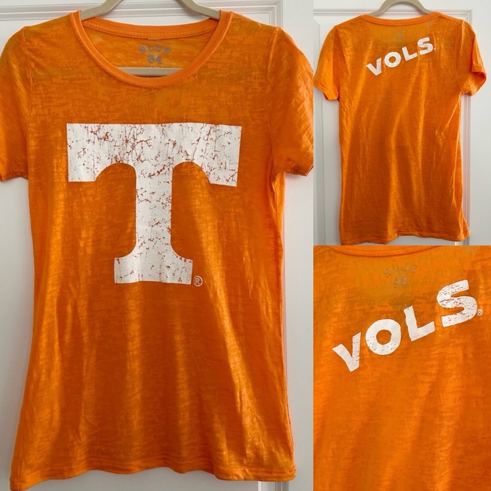 TN Vols Orange & White Power T Graphic Tee Shirt - Tennessee Volunteers Gameday - Picture 2 of 13